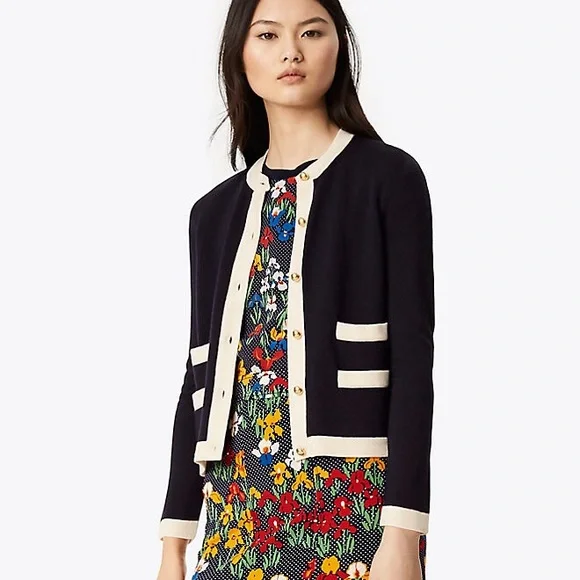 Tory Burch Sweaters Nwt 598 Tory Burch Kendra Wool Cardigan